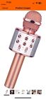 Multi-function Wireless Bluetooth Karaoke Microphone New In Box  Rose Gold