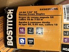 Open Box Lot Of Bostitch 18 Ga 7 32  Sx Narrow Crown Staples Sx50353 4g  Indoor