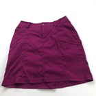 Duluth Trading Dry On The Fly Improved Skort 10  fit 31w  4  Shorts Purple 46712