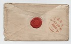 Gb 1d Pink Postal Stationary With Maltese Cross 1844 - Aldridge - Beverley