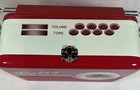 1950 s Style - Retro Radio Red Collectible - Metal Tin  Lunch Box
