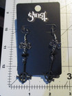 Ghost Band Crucifix Drop Earrings Merch Papa Emeritus Impera Popestar Rock