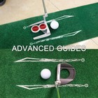 Mykuja Putting Green Indoor Golf Putting Mat With Auto-ball Return -putter Al   