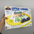 Lionel Little Lionel Train Station Set 25pc Reading Lines Battery Sound New