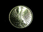 1966-d Germany 5 Mark Au bu Silver Coin D18