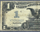 Series 1899 One Dollar  1 Us Black Eagle Silver Certificate Large Note