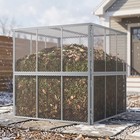 Xxl 233 8 Gal Metal Composter Bin  Modular 2-in-1 Outdoor Garden Heavy Duty Lid