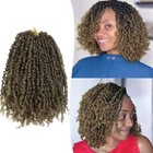 Yanky Twist Crochet Hair - 10 Inch 8 Packs Pre-twisted 10 Inch  pack Of 8  M27