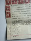 1919 California Promissory Note 9 Revenue Stamps Embossed Seal Antique