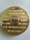 7 Year Aa Gold silver Bi-plated Alcoholics Anonymous Chip Coin Medallion Vii