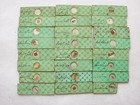 Antique Microscope Slides  Boxed Set Of 25   5 Standard Sized By J w bond  1840s