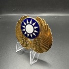 Chinese Nationalist Air Force Hat Badge  Pilot Wings