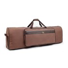 Barton Battle Bag Premium Duffle Drum Hardware Bag  48  X 10  X 16   Dark Brown