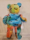Muhammad Ali Bear Beanie Bean 1999 Ali Salvino s Bammers Rainbow Promo With Coa