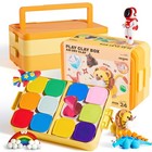 Magic Air Dry Clay Kit - 24 Vibrant Colors  Modeling Clay With Storage Box