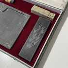 Chinese Calligraphy Inkstone Set Ink Stick Boxed Scholar Art