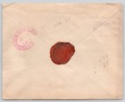 1910 Mexico   usa Registered Cover Nuevo Laredo Exchange Wax Seal