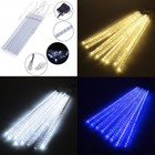 8pcs Meteor Shower Rain Lights Led String Lights Christmas Party Yard Tree Decor