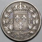 1822-b France 5 Francs Xf Napoleon I Rouen Mint Crown Silver Coin  24101201r 