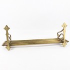 Vintage Brass Pullman Wall Mounted Train Rack 20 5 