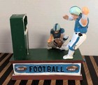 Vintage - Rare - Cast Iron Mechanical Coin Bank Football Place Kicker 