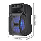 8   Portable Fm Bluetooth Speaker Subwoofer Heavy Bass Sound System Party   Mic
