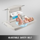 Baby Changing Station  Wall Mounted Baby Changing Table  Diapers Commercial Gray