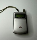 Samsung Sch-i600 Vintage Flip Cell Phone W  Oem Battery   Leather Case Untested