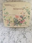 Floral Vintage Tin Large England Approx 9 75x9 5x3 75 Flowers Box Metal