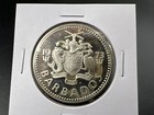 1973 Barbados Proof 5 Five Dollars Silver Coin - Shell Fountain In Bridgetown