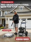 Wojet 16  4500psi Stainless Steel Pressure Washer Surface Cleaner