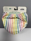 New Green Sprouts  Reusable Swim Diaper Eco Snap 4t Girl Rainbow Stripe Swimsuit