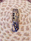 Black Keyring Pocket Knife Folding  Stainless Steel Sharp Outdoor camping