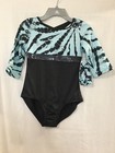 New Justice Girls Blue Dance Gymnastics Leotard   Scrunchie Long Sleeve Many Sz