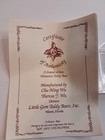 Little Gem Miniature Teddy Bear 1996 Limited Edition Chu-ming Wu W  Case Coa