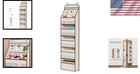 Over Door Hanging Organizer For Baby Nursery  Beige  6 Shelf Storage