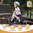 Toddler Balance Bike Toys For 1 To 4 Year Old Boys Girls  8 Inch No Pedal Toy   