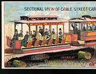 1800 s San Francisco Cable Street Car Comic Belding Sewing Thread Rm Trade Card
