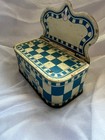 Vintage French  allumettes  Tin Box - Antique Match Holder - Made In France