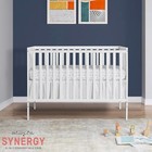 Synergy 5-in-1 Convertible Crib In White  Made Of New Zealand Pine Wood  Jpma   