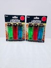 2 Packs Of Child Resistant Lighters 6ct Total Adjustable Flames New Lighters