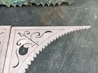 Circa 1885 Victorian Gingerbread House Gable Pediment 2 Piece 5  High X 11  6 
