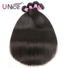 Unice Cambodian Straight 3 Bundles Human Hair Extensions Virgin Hair Weaves Weft