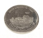 1978 Grande Prairie Alberta Canada Trade Dollar  Trumpeter Swan 1 2oz Nickel
