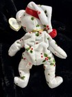 Ty Beanie Baby 1998 Holiday Teddy Retired Rare  with Errors-see Description  Euc
