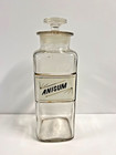 Vintage Apothecary Pharmacy Bottle     anisum     Large  Dated 1889