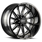 20x10 Off-road Monster M17 8x6 5 8x165 1 -19 Black Milled Wheels Rims Set 4  125