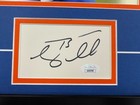 Tim Tebow Signed Cut Jsa Auto Custom Framed Florida Gators 