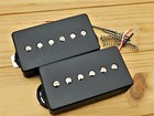 Premium Humbucker Sized P90 Alnico V Pickups Neck  Bridge Or Set - Matte Black