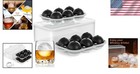 Large Silicone Ice Sphere Tray For Whiskey - 2 5  Round Ice Maker